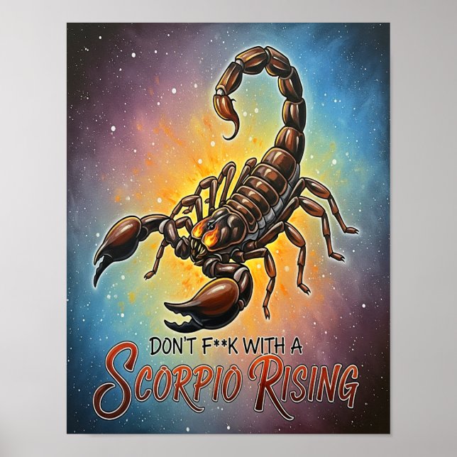 F**k med en Scorpio-Stigning Poster (Framsidan)