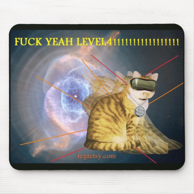 F--K Yeah jämna 4 Mousepad Musmatta (Framsidan)