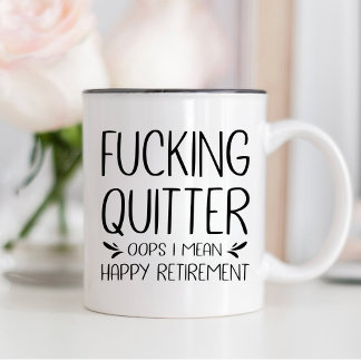 F*Kortkommandon I Elaket Lycklig Pension Kaffemugg