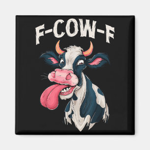 F-kossa-f Roligt Memo Fcowf Kossa Män Kvinnor Magnet