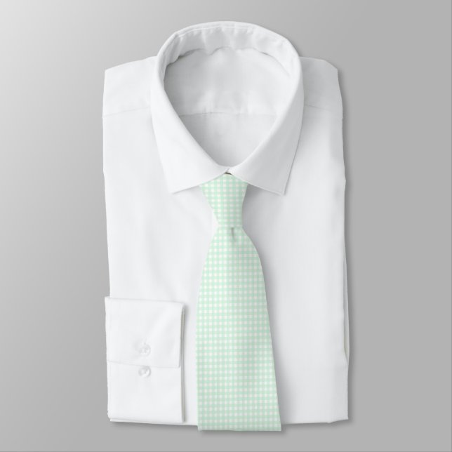 F & L Grönt Gingham Slips (Bunden)