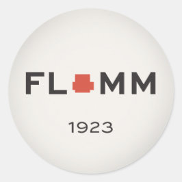 F L + M 1923 RUNT KLISTERMÄRKE