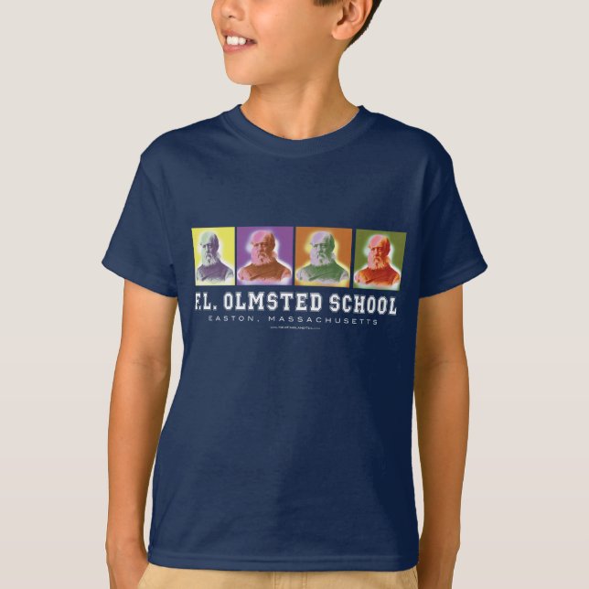 F.L. Olmsted skolar T Shirt (Framsida)