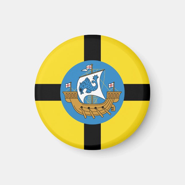 F Lager i Wellington City, New Zealand Magnet (Framsidan)