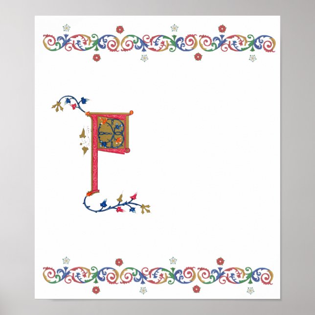 F medeltida Poster (Framsidan)