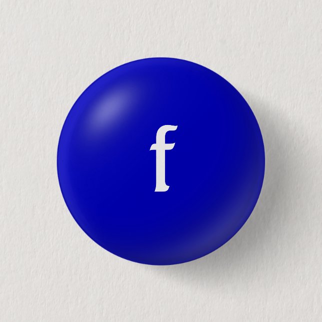 F Monogram-knapp Knapp (Framsida)