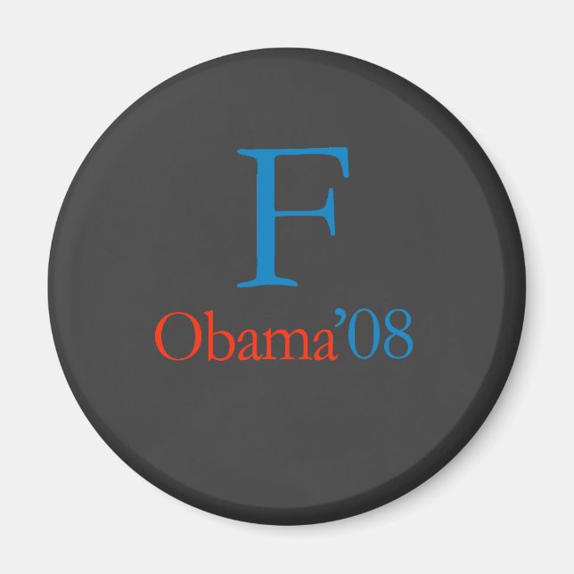 F OBAMA MAGNET (Framsidan)