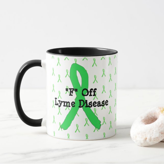 F Off Borrelia Coffee Mugg (Med munk)