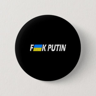 F Putin Ukraina Flagga Knapp