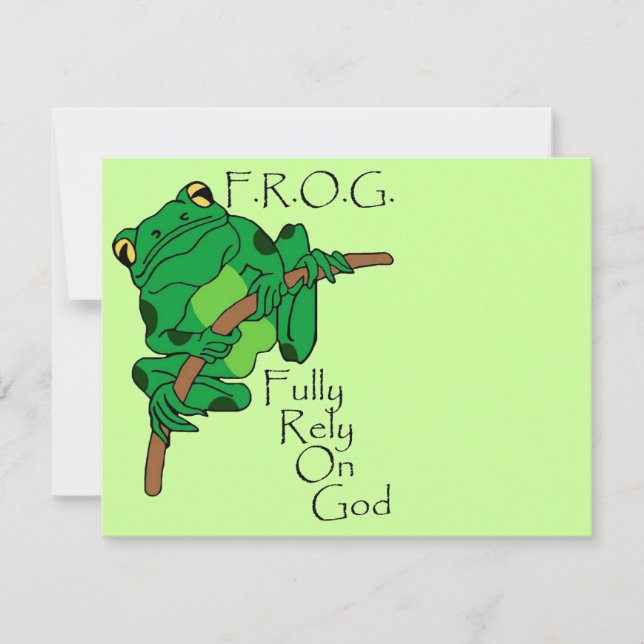F.R.O.G. är helt beroende av Gud #1 (Framsida)