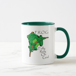 F.R.O.G. Rely fullständigt på guden #1 Mugg