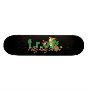 F.R.O.G.Skattbord Skateboard Bräda 20 Cm