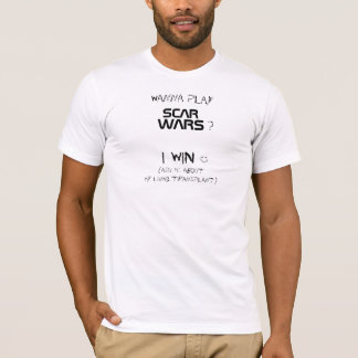 f) ScarWars - manar vitpassande T Tee