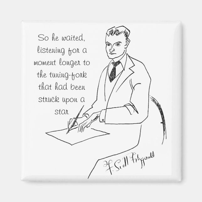 F. Scott Fitzgerald Magnet (Framsidan)