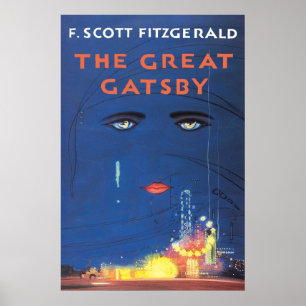 F Scott Fitzgerald The Underbar Gatsby Poster