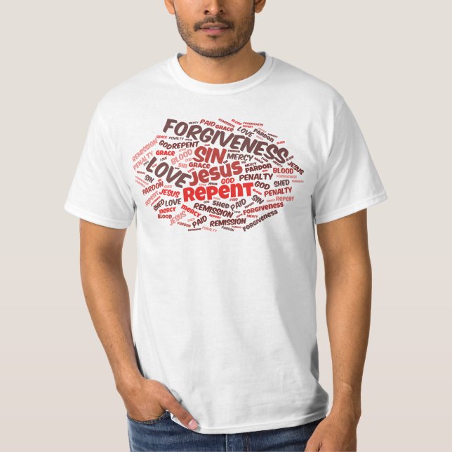 F-Shirt-förlåtelse T Shirt (Framsida)