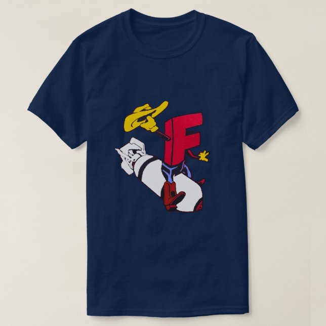 f-skällsord t shirt (Design framsida)