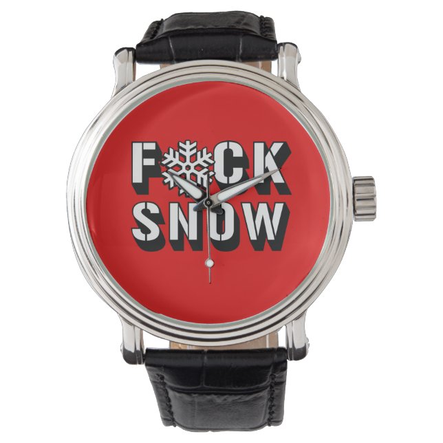 F-SNÖ ARMBANDSUR (Framsida)