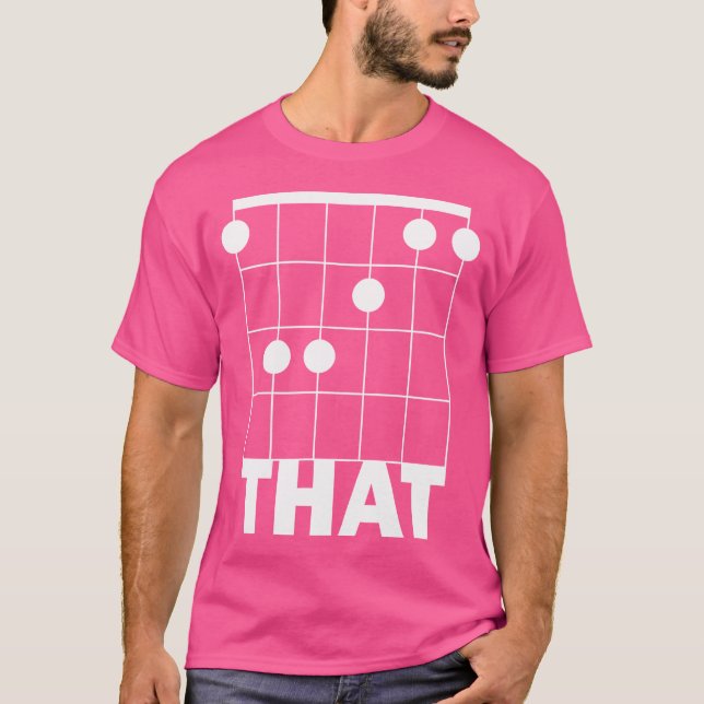 F That Funny Guitar Chord T Shirt (Framsida)