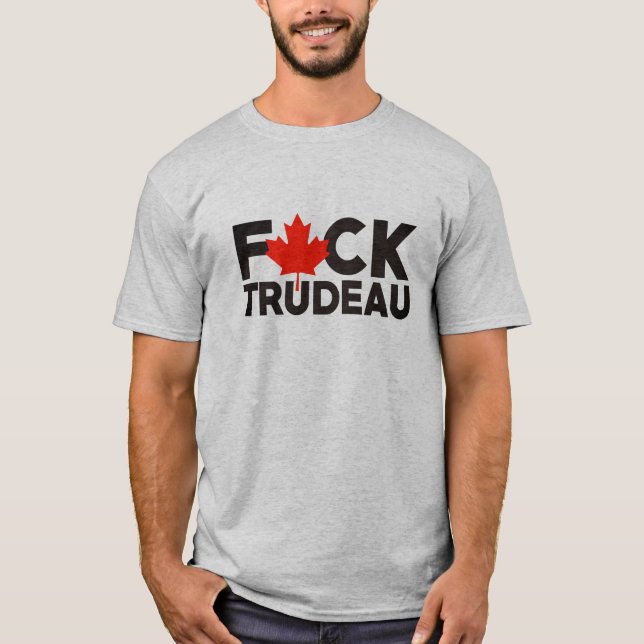 F Trudeau lustiga kanadensiska lastbilschaufförer  T Shirt (Framsida)