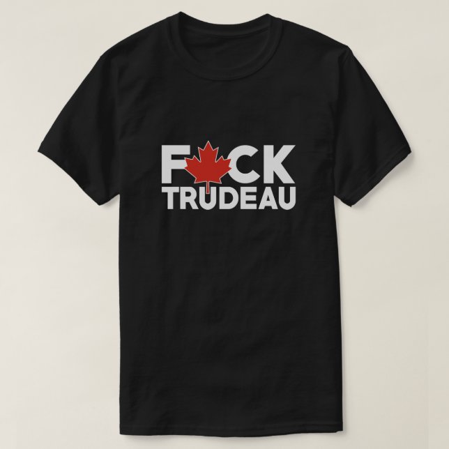 F Trudeau lustiga kanadensiska lastbilschaufförer  T Shirt (Design framsida)