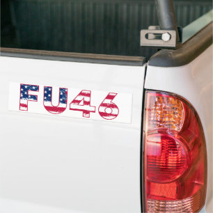 F.U. 46 Biden Bumper Sticker Bildekal
