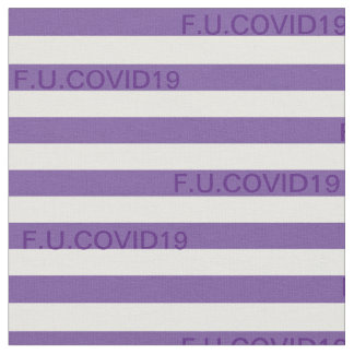 F.U.COVID19 Lila Rand Tyg