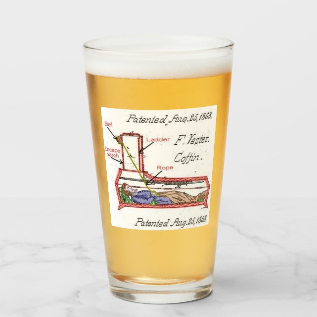 F Vester Escape Coffin Glaskopp (Framsida fylld)