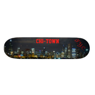 F.Y.C. CHI--TOWNhorisontSkateboard Skateboard Bräda 20 Cm