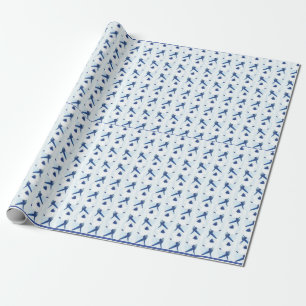 FA18 med papper molnhjärtomslagning Presentpapper