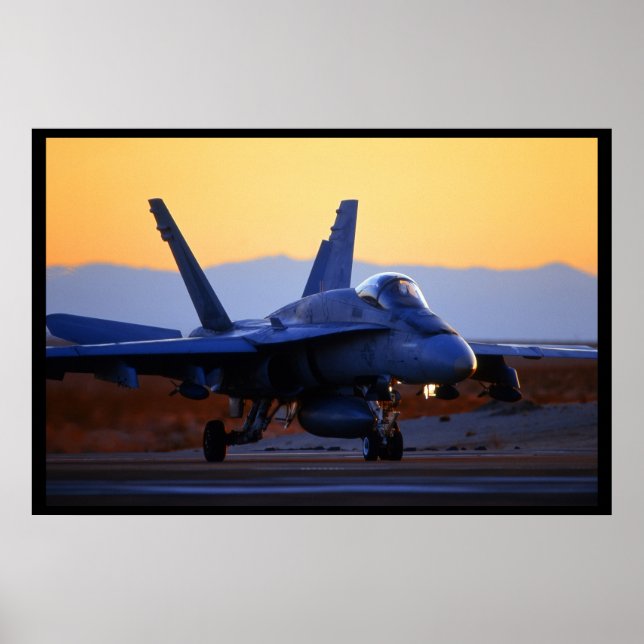 FA-18 Hornet Poster (Framsidan)
