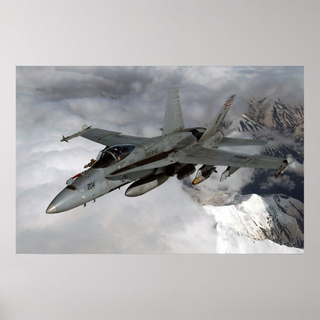FA-18 Hornet Poster (Framsidan)