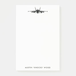 FA-18C Hornet Personalize Post-it Note Pad