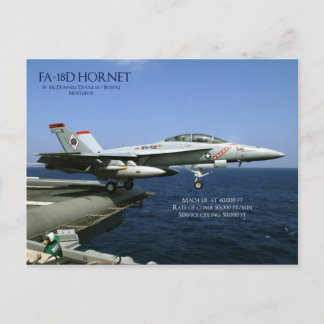 FA-18D-hornet Vykort