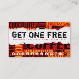 få 1 fria KAFFE Lojalitetskort