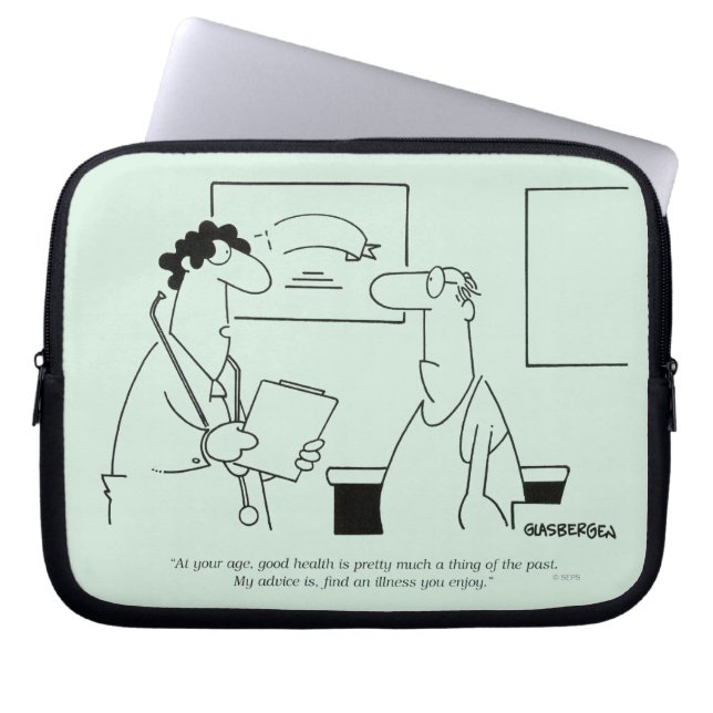 Få äldre laptop sleeve (Framsidan)