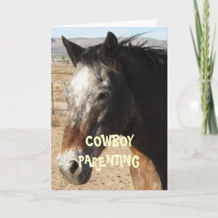 Få äldre och klokare - Cowboybarnuppfostran Kort