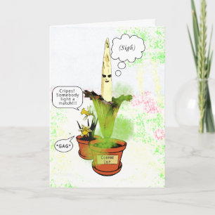 Få äldre stankar rolig blommafödelsedag kort
