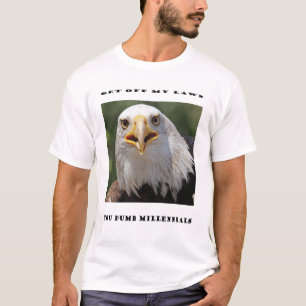 Få av min gräsmatta som du förstummar millennia t shirt