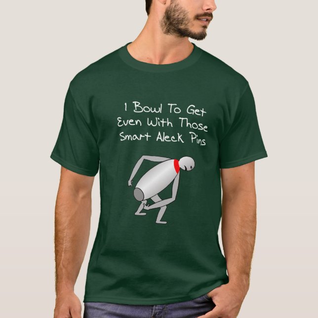 Få även bowlareare t-shirt (Framsida)