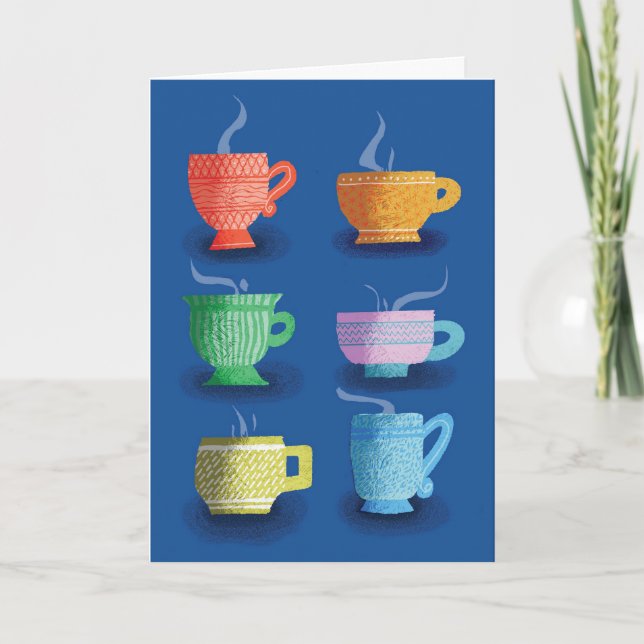 Få bra saker från grupp sex Kopp av ångvätskor Kort (Framsida)