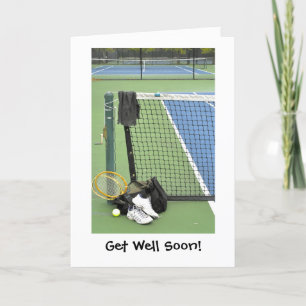 Få brunnen för tennisspelare kort