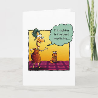 Få Brunnen ", om laughteren är den bäst medicinen. Kort