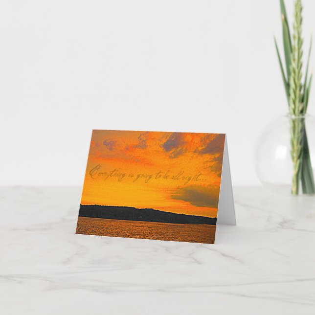 Få brunnen - som är tänkande av dig - kort (Framsida)