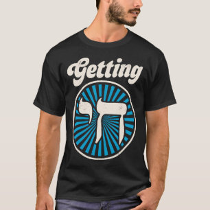 Få Chai Hanukkah Judisk Hebreiska Judendom Symbol T Shirt