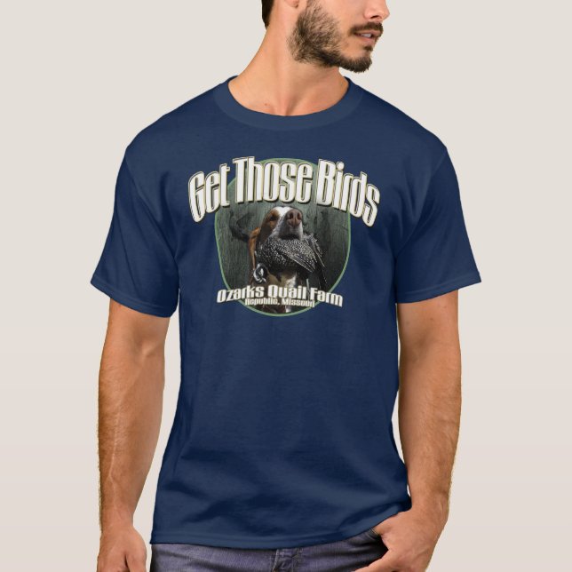 Få de fåglar pojken! tee shirt (Framsida)