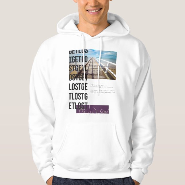 Få den borttappada hoodien hoodie (Framsida)