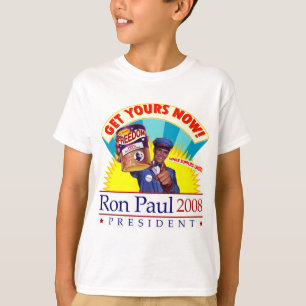 Få den frihetsRon Paul T-tröja T Shirt