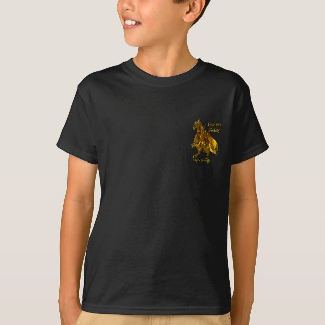 Få den guld- ungdomT-tröja T Shirt (Framsida)