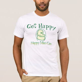 Få den lyckliga baddareskjortan t-shirt